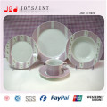Hochwertige Porzellan-Dinner-Sets mit Teller Coffee Cup Untertasse für Hotel